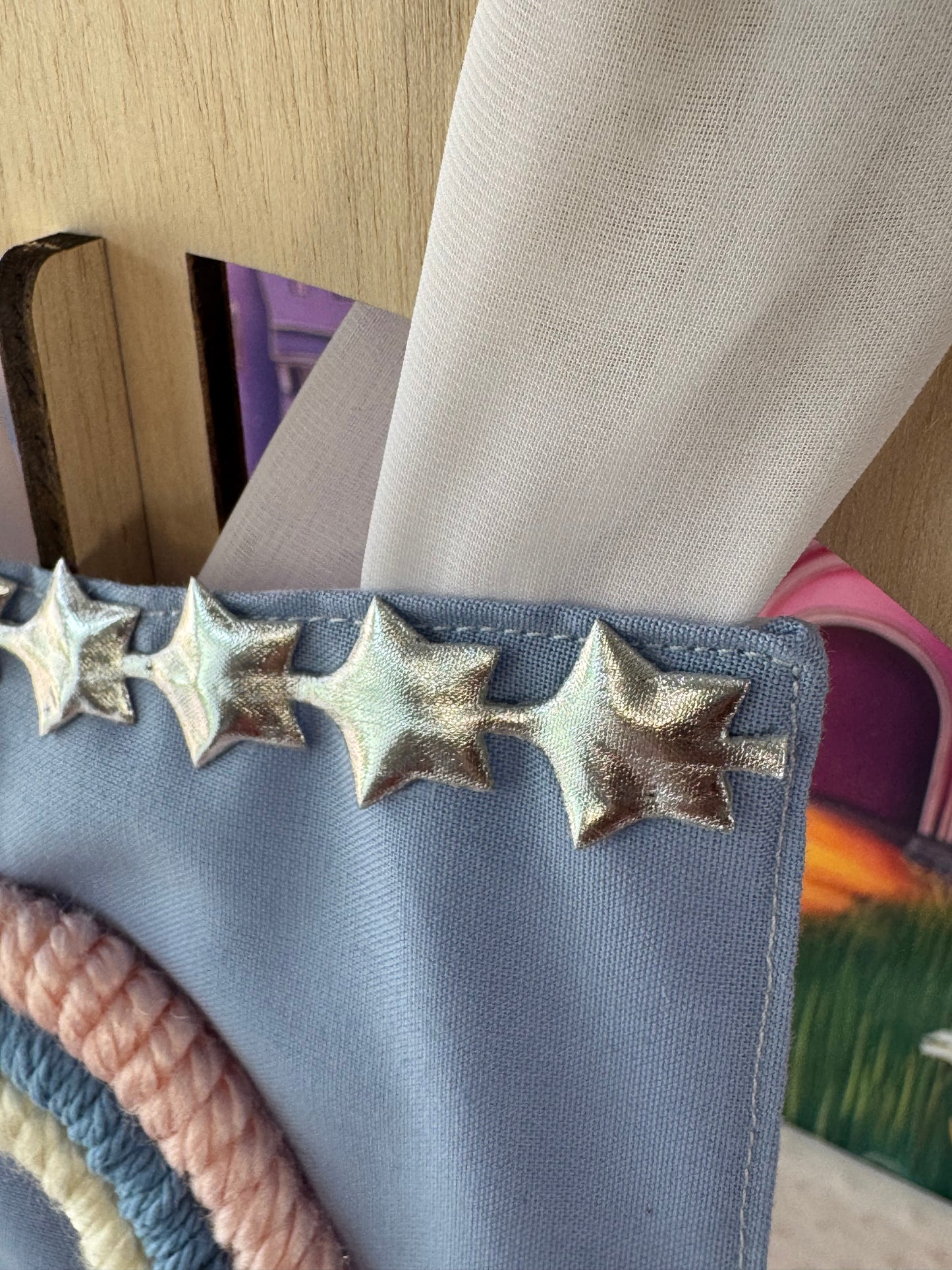 Fairycore Blue Rainbow Tulle Romper Dress for Baby Girls | Boutique Birthday & Cake Smash Outfit