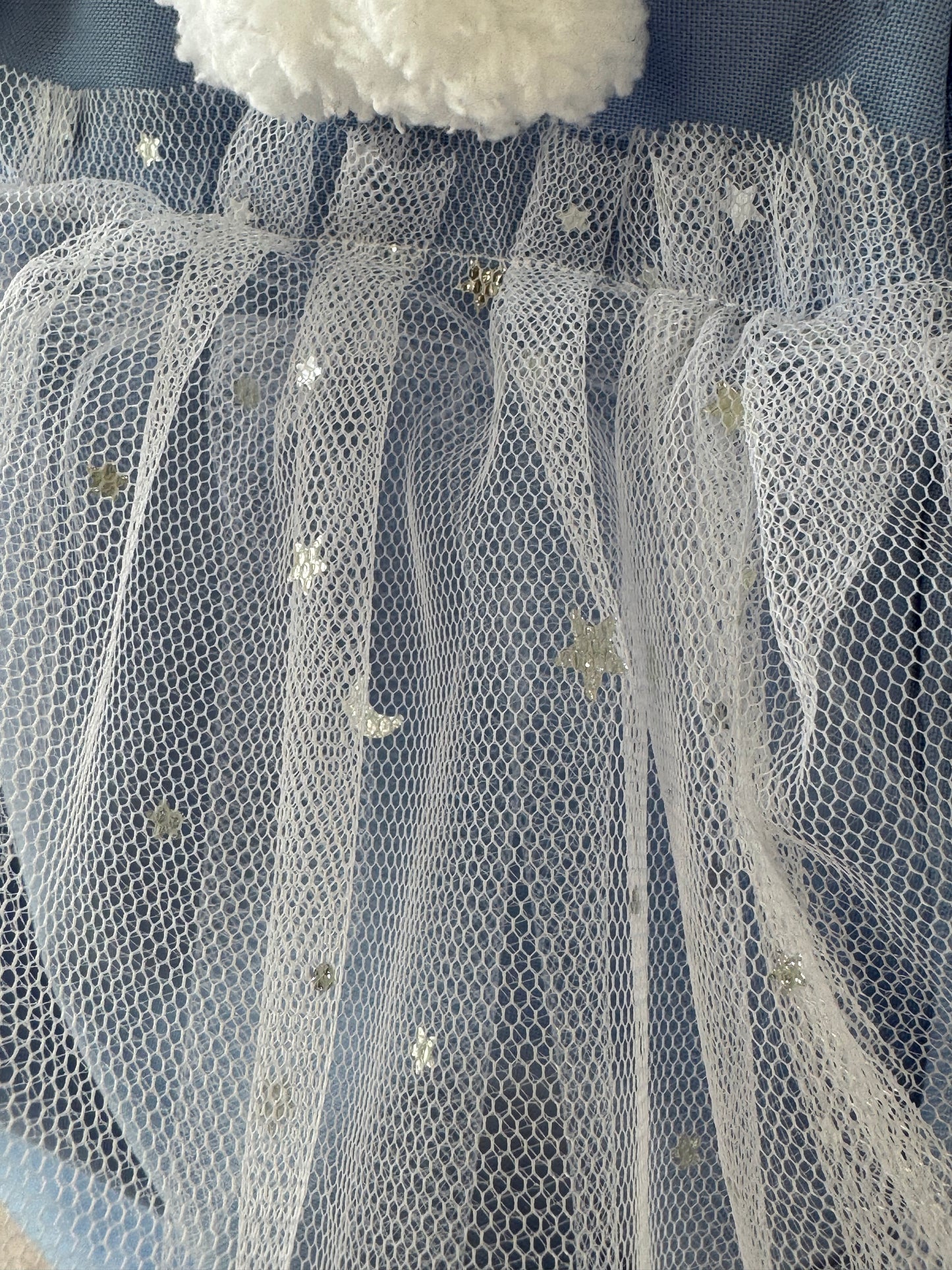 Fairycore Blue Rainbow Tulle Romper Dress for Baby Girls | Boutique Birthday & Cake Smash Outfit